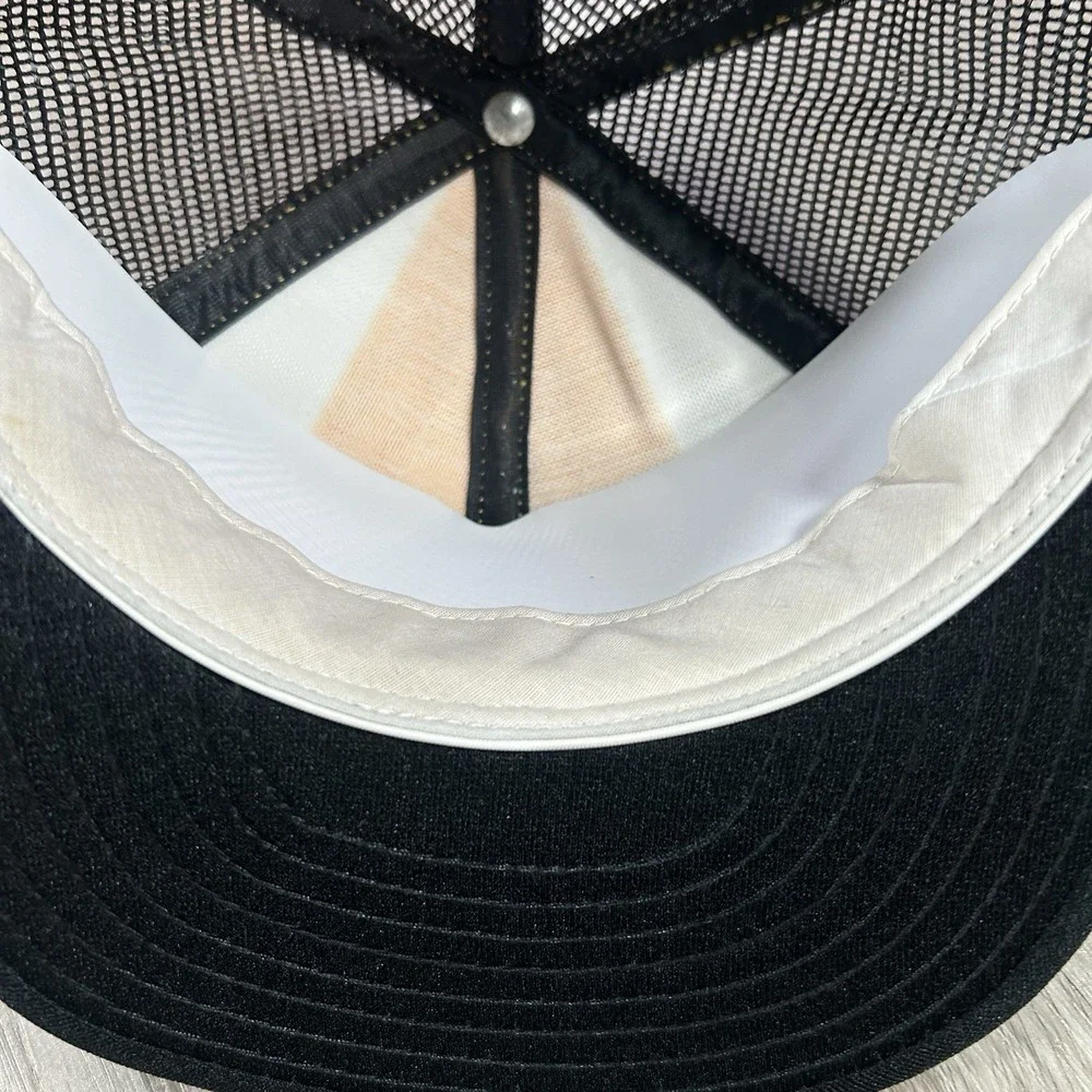 VTG 80s Pittsburgh Steelers Hat Snapback NFL Yellow‎ White Black Trucker Cap USA